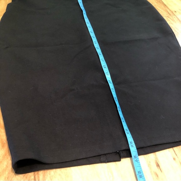 NWT Torrid Midi Studio Luxe Ponte Pencil Skirt Black Womens Size 0 Large 12 - Picture 7 of 8